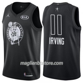 Maglia NBA Boston Celtics Kyrie Irving 11 2018 All-Star Jordan Brand Nero Swingman - Uomo